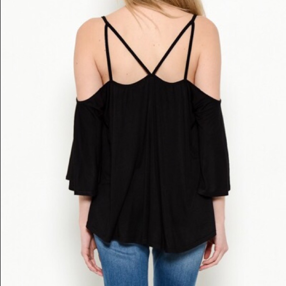 Trendy Off the Shoulder / Cold Shoulder Top - Picture 3 of 6